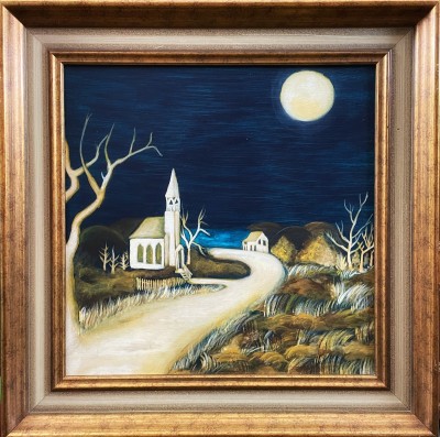 Prodej obrazu Kostel od malířky Teresy Pelican