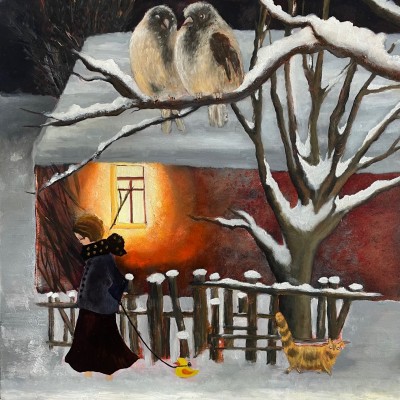 Prodej obrazu Poslední den v roce od malířky Teresy Pelican