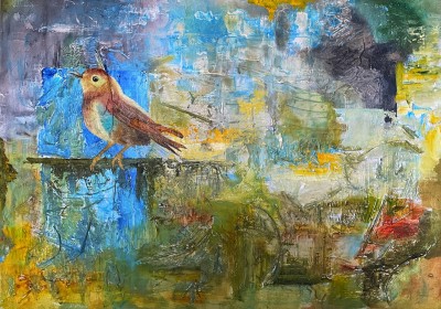 Prodej obrazu Ptáček od malířky Teresy Pelican