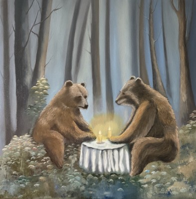Prodej obrazu Pro lásku k medvědům  od malířky Teresy Pelican